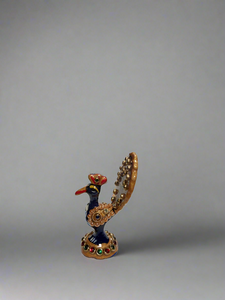 2" Painted Peacock - MT1086