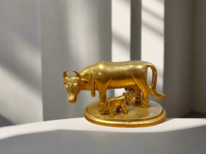 Brass Cow and Calf  - Large