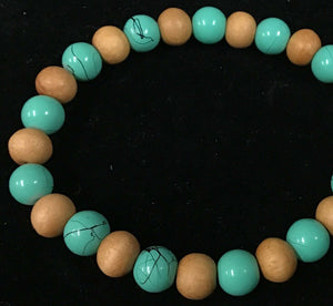 Multi Sandalwood Stone Bracelet (Various Designs)