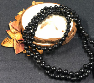 Ebony Beads 20"